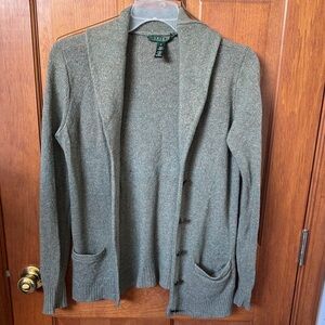 Ralph Lauren Women’s Olive Cardigan Sweater